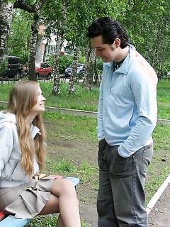 Грязный секс в заброшенном здании